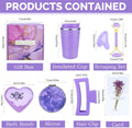Purple Birthday Gifts for Women - Sister, Best Friend, Mom - 30Th, 40Th, 50Th, 60Th - Relaxing Spa Gift Basket