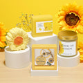 Mothers Day Gifts for Mom Wife Grandma, Sending Sunshine Self Care Get Well Gift Baskets, Relaxation Spa Gifts Set with Luxury Blanket, Birthday Gifts for Women Friend Mom Sister